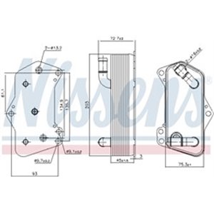 NIS 91281 Oil radiator fits: AUDI A1, A3, Q3, TT SEAT ALHAMBRA, ATECA, LEO