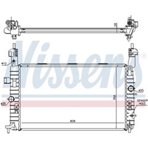 NIS 63096 Mootori radiaator (koos esimeste sobivate elementidega) sobib: OP