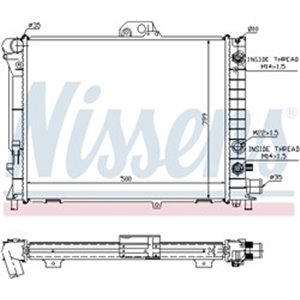 NIS 64033A Mootoriradiaator SAAB 9000 2.0/2.3/3.0 09.88 12.98