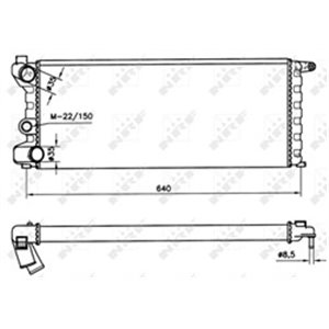 58742 Radiaator,mootorijahutus NRF - Top1autovaruosad