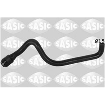 SASIC 3406304 - Cooling system rubber hose intake side (15mm) fits: OPEL ASTRA H, ASTRA H GTC, ZAFIRA B 1.9D 04.04-04.15