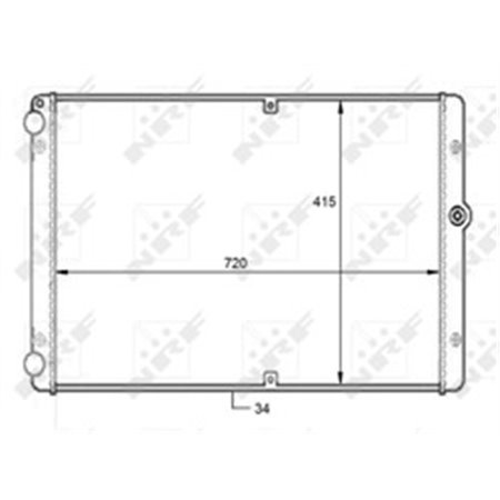 59088 Radiaator,mootorijahutus NRF