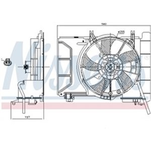 85941 Fan, engine cooling NISSENS - Top1autovaruosad