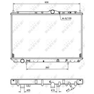 NRF 509517 - Engine radiator fits: VOLVO S40 I, V40 1.6-2.0 07.95-12.04