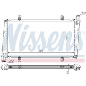 NIS 65551A Mootori radiaator sobib: VOLVO S40 I, V40 1.9/2.0 05.97 06.04