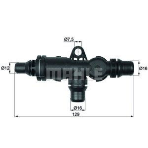 MAHLE TO 4 82 - Oil cooler thermostat (82°C) fits: BMW X5 (E53) 3.0-4.8 01.00-10.06