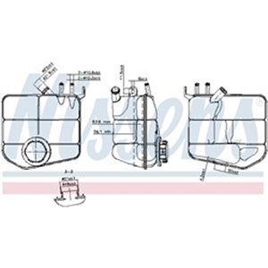 996143 Expansion Tank, coolant NISSENS - Top1autovaruosad