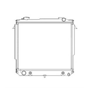 NRF 50300 Mootori radiaator sobib: JEEP CHEROKEE 2.5/2.8 10.83 09.01