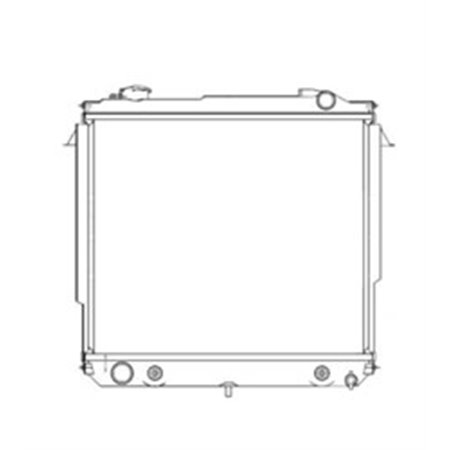 50300 Radiaator,mootorijahutus NRF