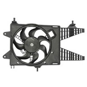 NRF 47254 - Radiator fan (with housing) fits: FIAT IDEA, PUNTO; LANCIA MUSA, YPSILON 1.3D 06.03-