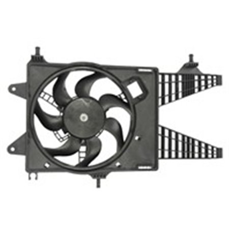 NRF 47254 - Radiator fan (with housing) fits: FIAT IDEA, PUNTO LANCIA MUSA, YPSILON 1.3D 06.03-