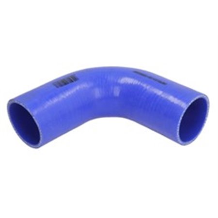 THERMOTEC SE63-150X150 - Kylsystem silikonbåge 63x150 mm, vinkel: 90° (färg blå, 200/-40°C, rivtryck: 1,2 MPa