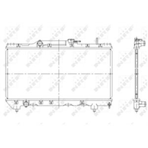 507590 Radiaator,mootorijahutus NRF - Top1autovaruosad