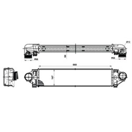 30394 Charge Air Cooler NRF