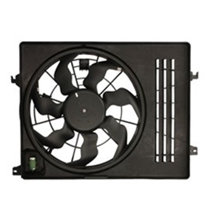 NRF 47975 - Radiator fan (with housing) fits: HYUNDAI IX35 KIA SPORTAGE III 1.6/2.0 08.09-