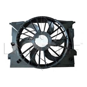 NRF 47854 - Radiator fan (with housing) fits: MERCEDES CLS (C219), E T-MODEL (S211), E (VF211), E (W211) 1.8-3.5 03.02-12.10