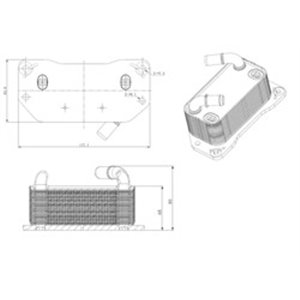 31843 Oil Cooler, engine oil NRF - Top1autovaruosad