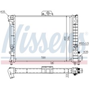 NIS 64049 Mootori radiaator sobib: SAAB 9000 2.0/2.3 09.84 12.98