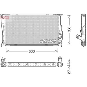 DRM05003 Kylare, motorkylning DENSO - Top1autovaruosad