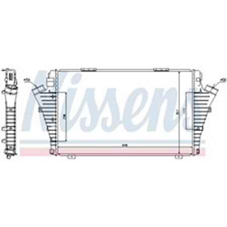 96646 Charge Air Cooler NISSENS