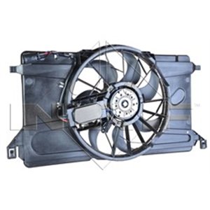 NRF 47266 - Radiator fan (with housing) fits: FORD C-MAX, FOCUS C-MAX, FOCUS II; MAZDA 3 1.3-2.0D 10.03-09.12