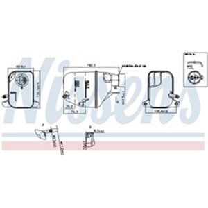 NIS 996168 Jahutusvedeliku paisupaak (korgiga) sobib: MINI (R50, R53), (R52)