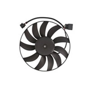 NISSENS 85763 - Radiator fan fits: AUDI A3; SEAT ALTEA, ALTEA XL, LEON, TOLEDO III; SKODA OCTAVIA I, OCTAVIA II; VW CADDY III, C