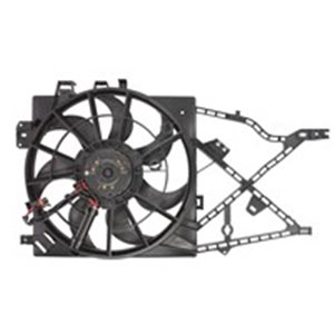 TYC 825-0010 - Radiator fan (with housing) fits: OPEL VECTRA B 1.6-2.6 09.95-07.03