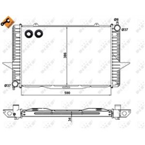 58342 Radiaator,mootorijahutus NRF - Top1autovaruosad