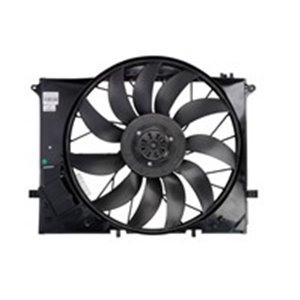 NRF 47297 - Radiator fan (with housing) fits: MERCEDES S (C215), S (W220), SL (R129), SL (R230) 2.8-6.2 10.98-01.12