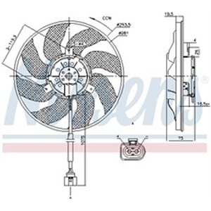 85806 Fan, engine cooling NISSENS - Top1autovaruosad