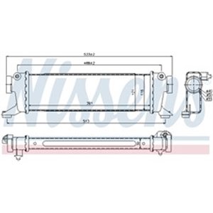 NIS 96782 Vahejahuti sobib: MERCEDES A (W168), VANEO (414) 1.7D 07.98 07.05