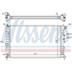 NISSENS 630121 - Engine radiator  Automat - Top1autovaruosad