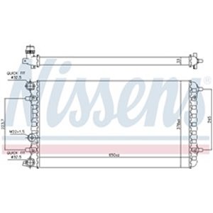 65228 Radiaator,mootorijahutus NISSENS - Top1autovaruosad