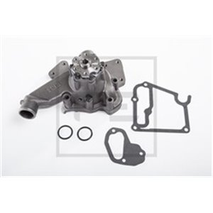 PETERS 010.706-00A - Water pump (with plate) fits: MERCEDES LK/LN2, MK, NG, O 301, O 402, OH OM353.950-OM904.907 01.70-