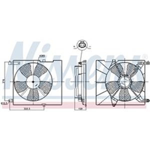 85746 Fan, engine cooling NISSENS - Top1autovaruosad