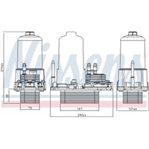 91120 масляный радиатор, двигательное масло NISSENS - Top1autovaruosad
