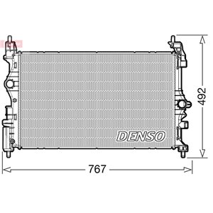 DENSO DRM20019 - Engine radiator (Manual) fits: OPEL CORSA E 1.3D 09.14-