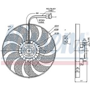 85676 Ventilaator,mootorijahutus NISSENS - Top1autovaruosad