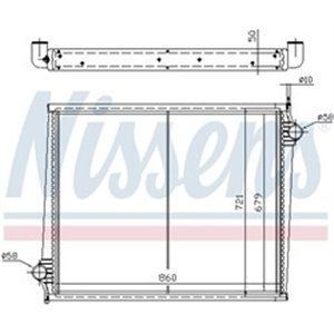 64068A Radiaator,mootorijahutus NISSENS - Top1autovaruosad