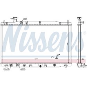 NIS 681372 Mootori radiaator sobib: HONDA CR V III 2.0 10.06 06.12