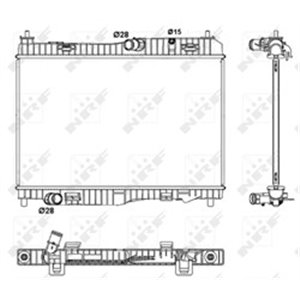 53044 Radiaator,mootorijahutus NRF - Top1autovaruosad