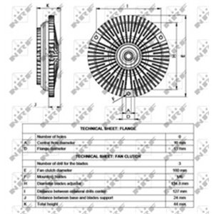 49538 Koppling, radiatorfläkt NRF - Top1autovaruosad