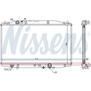 68131 Radiaator,mootorijahutus NISSENS - Top1autovaruosad