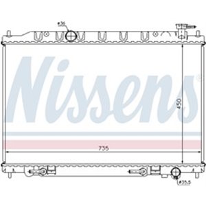 68712 Radiaator,mootorijahutus NISSENS - Top1autovaruosad