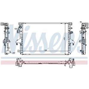 65285 Radiator, engine cooling NISSENS - Top1autovaruosad