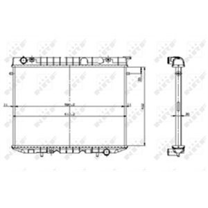 519532 Radiaator,mootorijahutus NRF - Top1autovaruosad