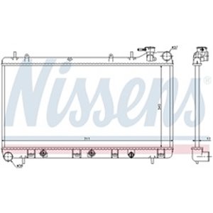 64186 Radiaator,mootorijahutus NISSENS - Top1autovaruosad