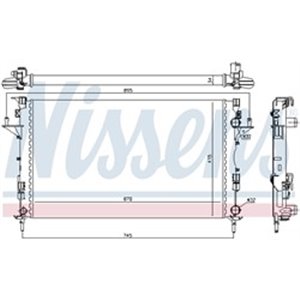 NISSENS 63816 - Engine radiator fits  REN - Top1autovaruosad