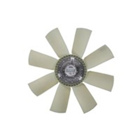 NISSENS 86074 - Fan clutch (with fan, 680mm, number of blades 8) fits: VOLVO 8700, B7, FH12, FM10, FM12, FM7 D10A320-D7E290 08.9